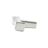 Twist 1-3/4 in (44.5 mm) Length Matte Black Cabinet Knob