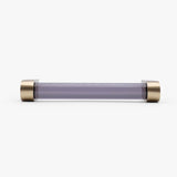 Clarity 3-3/4 in (96 mm) Center to Center Smoke Acrylic, Matte Black Cabinet Pull