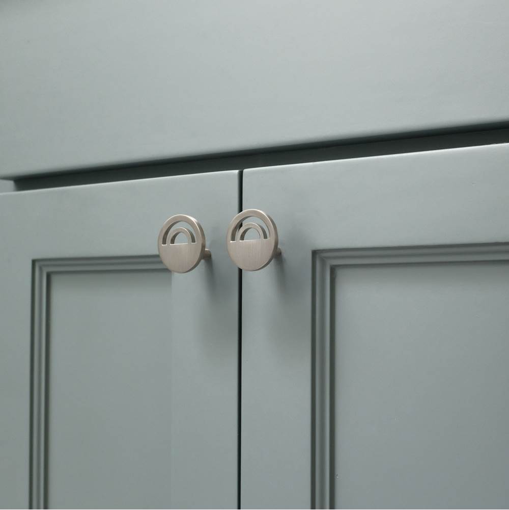 Horizon 1-1/2 in (38 mm) Width Matte Black Cabinet Knob