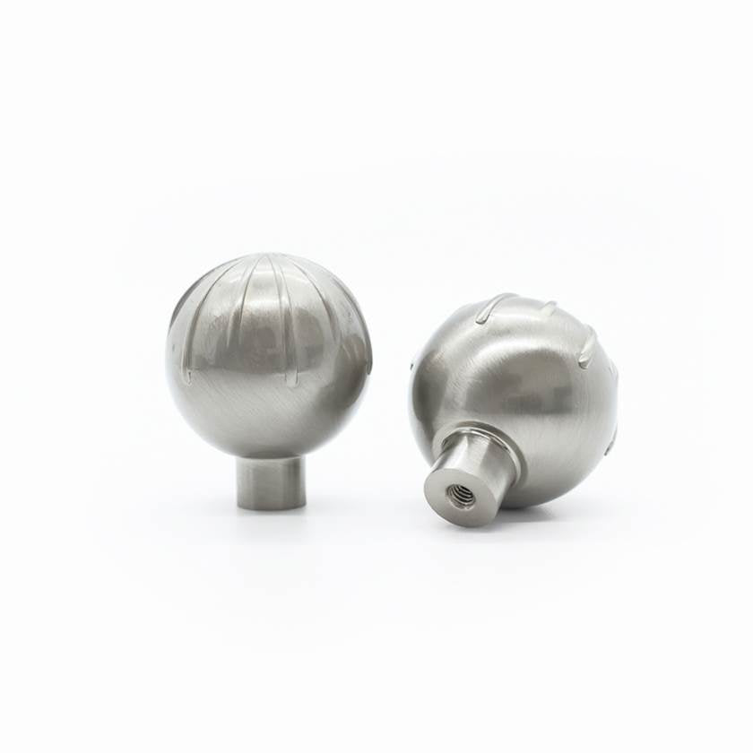 Sunburst 1-3/8 in (35 mm) Width Polished Nickel Cabinet Knob