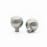Sunburst 1-3/8 in (35 mm) Width Polished Nickel Cabinet Knob