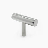 Sunburst 1-15/16 in (50 mm) Length Polished Nickel Cabinet T-Knob