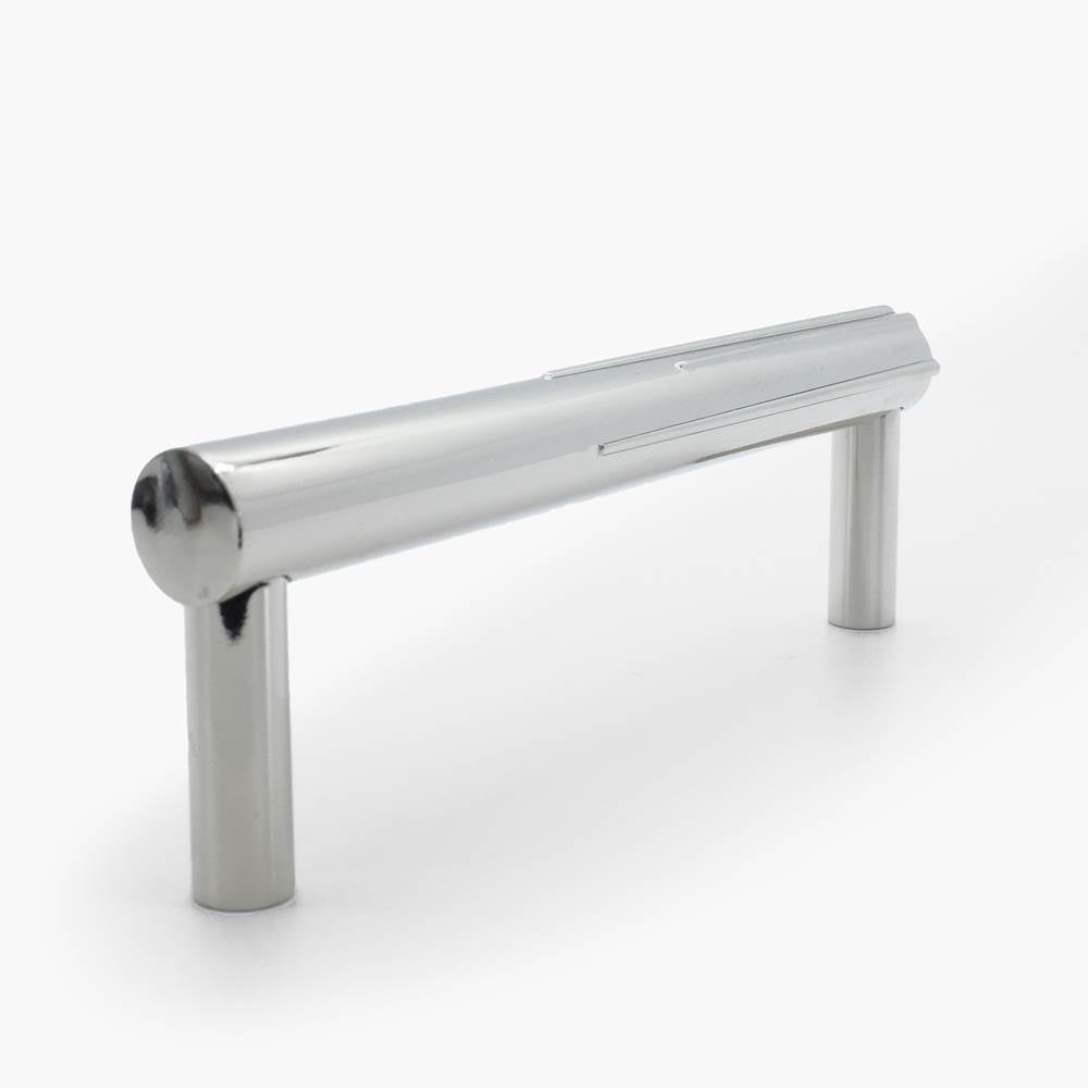 Sunburst 4 in (101.6 mm) Center to Center Polished Nickel Cabinet Pull