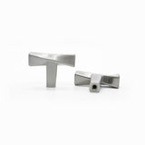 Twist 1-3/4 in (44.5 mm) Length Matte Black Cabinet Knob