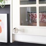 Horizon 1-1/2 in (38 mm) Width Matte Black Cabinet Knob