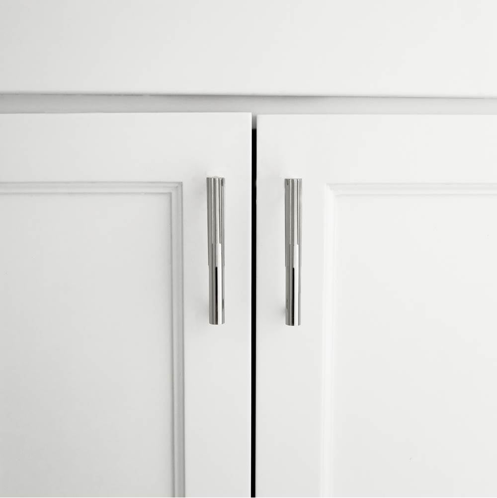 Sunburst 4 in (101.6 mm) Center to Center Polished Nickel Cabinet Pull