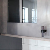 Clarity 2 in (51 mm) Length Smoke Acrylic, Matte Black Cabinet T-Knob