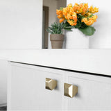 Diamond 1-3/8 in (35mm) Width Matte Black Cabinet Knob