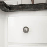 Sunburst 1-3/8 in (35 mm) Width Polished Nickel Cabinet Knob
