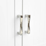 Twist 3-3/4 in (96 mm) Center to Center Matte Black Cabinet Pull