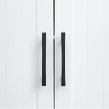Diamond 4 in (101.6 mm) Center to Center Matte Black Cabinet Pull