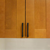 Twist 5 in (128 mm) Center to Center Matte Black Cabinet Pull