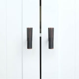 Sunburst 1-15/16 in (50 mm) Length Polished Nickel Cabinet T-Knob