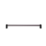 Hapny - Clarity 18 in (457.2 mm) Center to Center Smoke Acrylic, Matte Black Appliance Pull - Smoke Acrylic,Matte Black