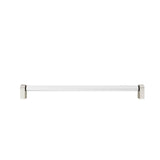 Hapny - Clarity 18 in (457.2 mm) Center to Center Clear Acrylic, Polished Nickel Appliance Pull - Clear Acrylic,Polished Nickel