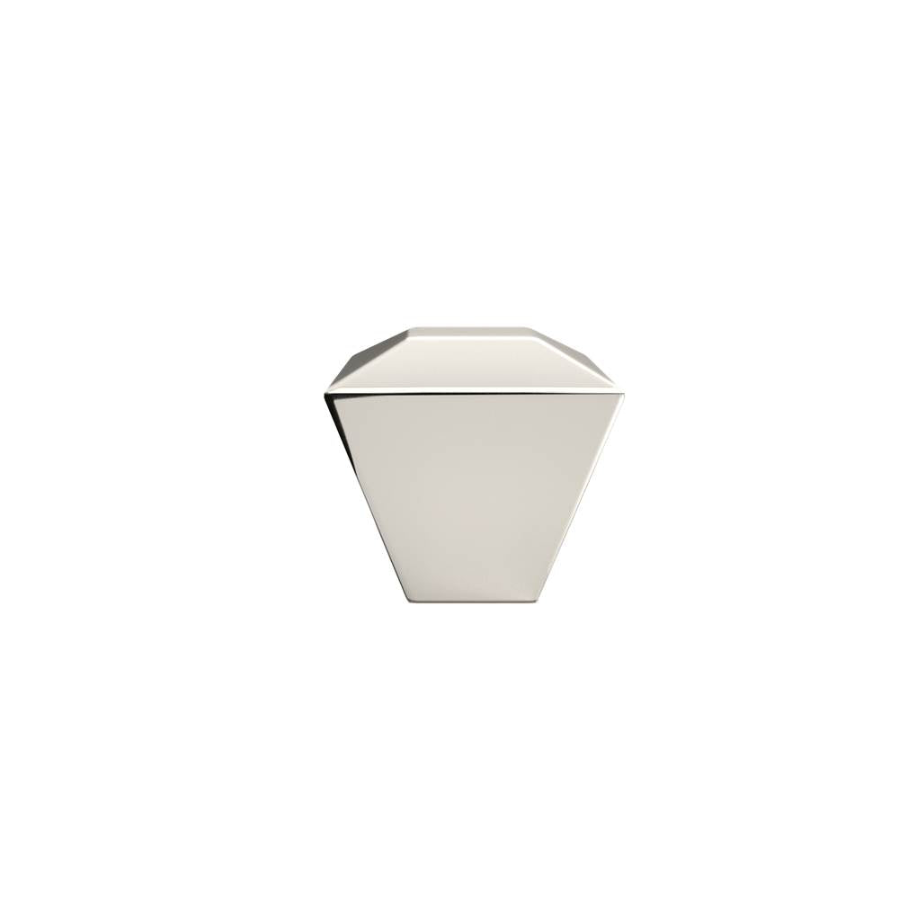 Hapny - Diamond 1-3/8 in (35mm) Width Polished Nickel Cabinet Knob - Polished Nickel