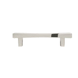 Hapny - Diamond 4 in (101.6 mm) Center to Center Polished Nickel Cabinet Pull - Polished Nickel