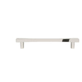 Hapny - Diamond 6 in (152.4 mm) Center to Center Polished Nickel Cabinet Pull - Polished Nickel