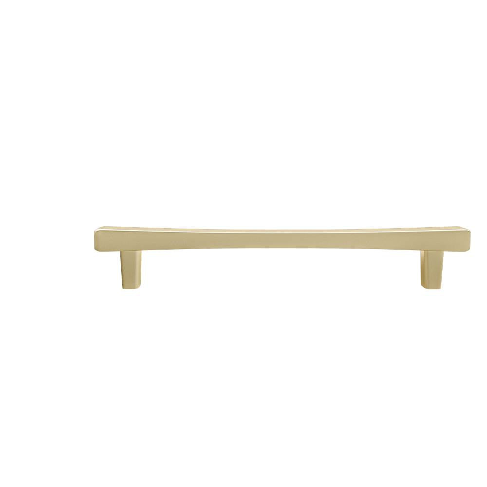 Hapny - Diamond 6 in (152.4 mm) Center to Center Satin Brass Cabinet Pull - Satin Brass