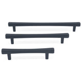Diamond 6 in (152.4 mm) Center to Center Matte Black Cabinet Pull