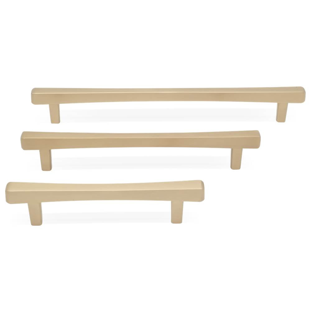 Diamond 6 in (152.4 mm) Center to Center Matte Black Cabinet Pull