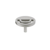 Hapny - Horizon 1-1/2 in (38 mm) Width Satin Nickel Cabinet Knob - Satin Nickel