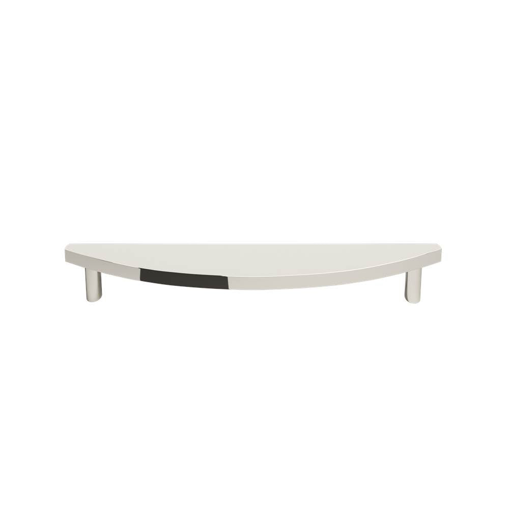 Hapny - Half Moon 12 in (304.8 mm) Center to Center Polished Nickel Appliance Pull - Polished Nickel