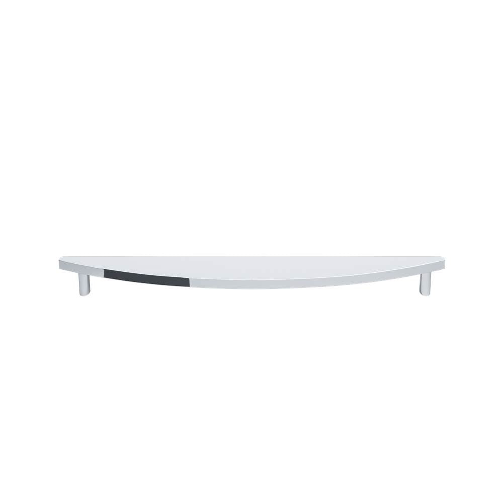 Hapny - Half Moon 18 in (457.2 mm) Center to Center Polished Chrome Appliance Pull - Polished Chrome