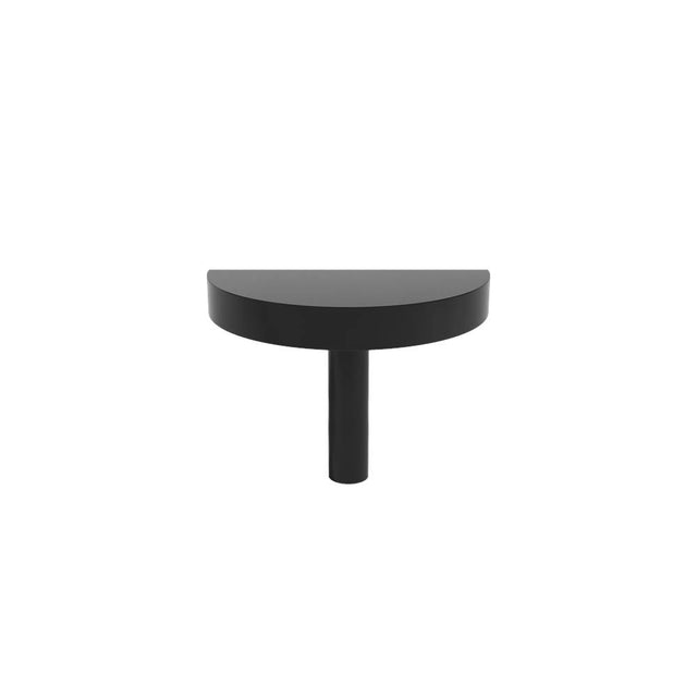 Hapny - Half Moon 1-3/4 in (44.5 mm) Length Matte Black Cabinet Knob - Matte Black