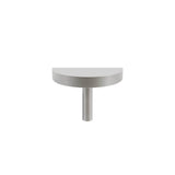 Hapny - Half Moon 1-3/4 in (44.5 mm) Length Satin Nickel Cabinet Knob - Satin Nickel
