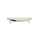 Hapny - Half Moon 4 in (101.6 mm) Center to Center Polished Nickel Cabinet Pull - Polished Nickel