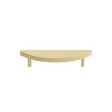 Hapny - Half Moon 4 in (101.6 mm) Center to Center Satin Brass Cabinet Pull - Satin Brass