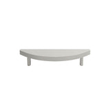 Hapny - Half Moon 4 in (101.6 mm) Center to Center Satin Nickel Cabinet Pull - Satin Nickel