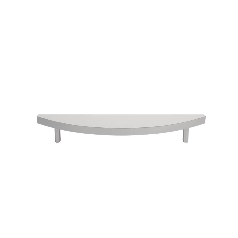 Hapny - Half Moon 6 in (152.4 mm) Center to Center Satin Nickel Cabinet Pull - Satin Nickel