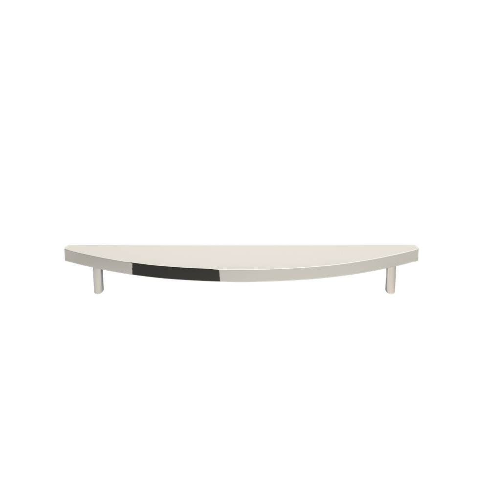 Hapny - Half Moon 8 in (203.2 mm) Center to Center Polished Nickel Cabinet Pull - Polished Nickel