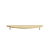 Hapny - Half Moon 8 in (203.2 mm) Center to Center Satin Brass Cabinet Pull - Satin Brass