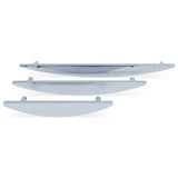 Half Moon 4 in (101.6 mm) Center to Center Matte Black Cabinet Pull