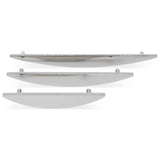 Half Moon 4 in (101.6 mm) Center to Center Matte Black Cabinet Pull