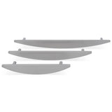 Half Moon 4 in (101.6 mm) Center to Center Matte Black Cabinet Pull