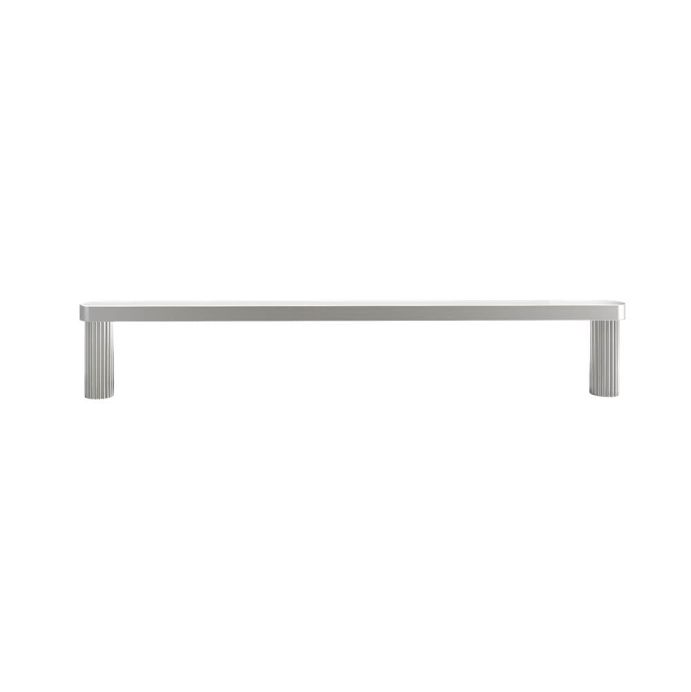 Hapny - Ribbed 12 in (304.8 mm) Center to Center Satin Nickel Appliance Pull - Satin Nickel