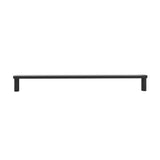 Hapny - Ribbed 18 in (457.2 mm) Center to Center Matte Black Appliance Pull - Matte Black
