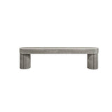 Hapny - Ribbed 3-3/4 in (96 mm) Center to Center Weathered Nickel Cabinet Pull - Weathered Nickel