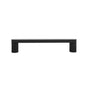 Hapny - Ribbed 5 in (128 mm) Center to Center Matte Black Cabinet Pull - Matte Black