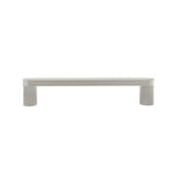 Hapny - Ribbed 5 in (128 mm) Center to Center Satin Nickel Cabinet Pull - Satin Nickel