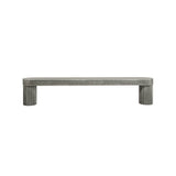 Hapny - Ribbed 5 in (128 mm) Center to Center Weathered Nickel Cabinet Pull - Weathered Nickel