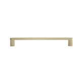 Hapny - Ribbed 8 in (203.2 mm) Center to Center Satin Brass Cabinet Pull - Satin Brass
