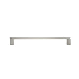 Hapny - Ribbed 8 in (203.2 mm) Center to Center Satin Nickel Cabinet Pull - Satin Nickel