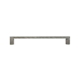 Hapny - Ribbed 8 in (203.2 mm) Center to Center Weathered Nickel Cabinet Pull - Weathered Nickel