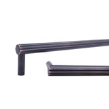 Sunburst 12 in (304.8 mm) Center to Center Polished Nickel Appliance Pull