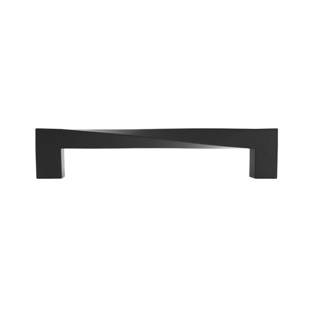 Hapny - Twist 12 in (304.8 mm) Center to Center Matte Black Appliance Pull - Matte Black